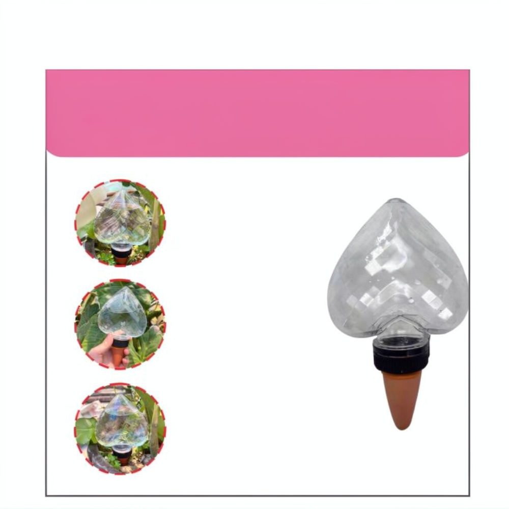 Heart Shaped Automatic Waterin - Automatic Plant Waterer ulasan dan harga