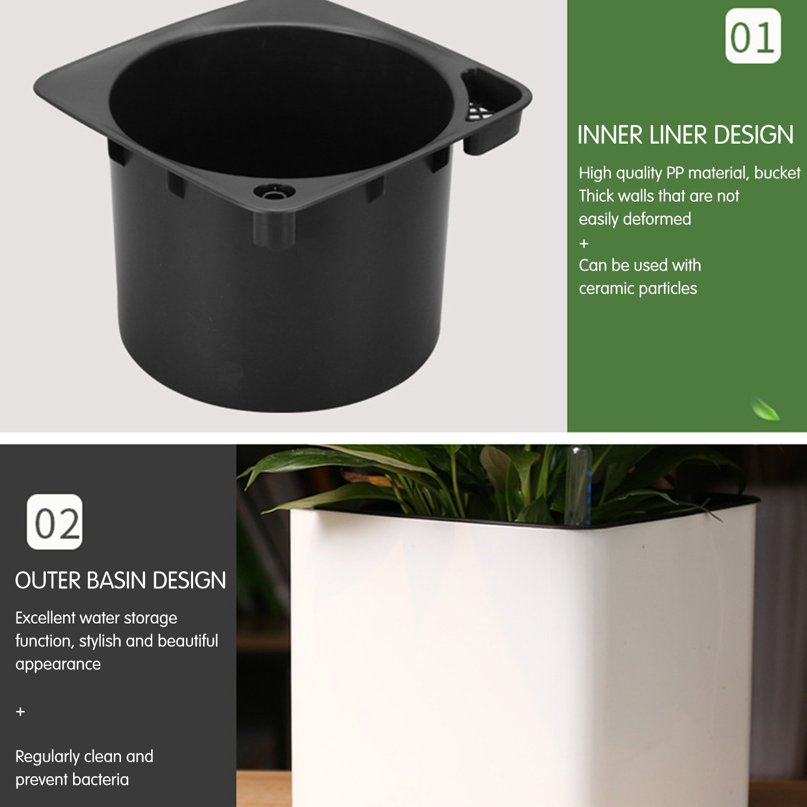 Self Watering Planter Self-wat - Self-Watering Planter ulasan dan harga